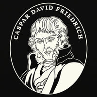 Caspar David Friedrich Black Unisex T-Shirt