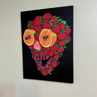 Fruit Skull Canvas Print