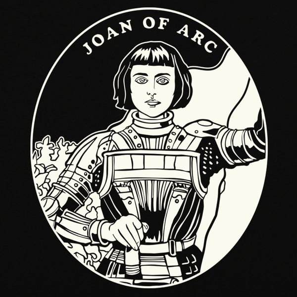 Joan of Arc Black Unisex T-Shirt