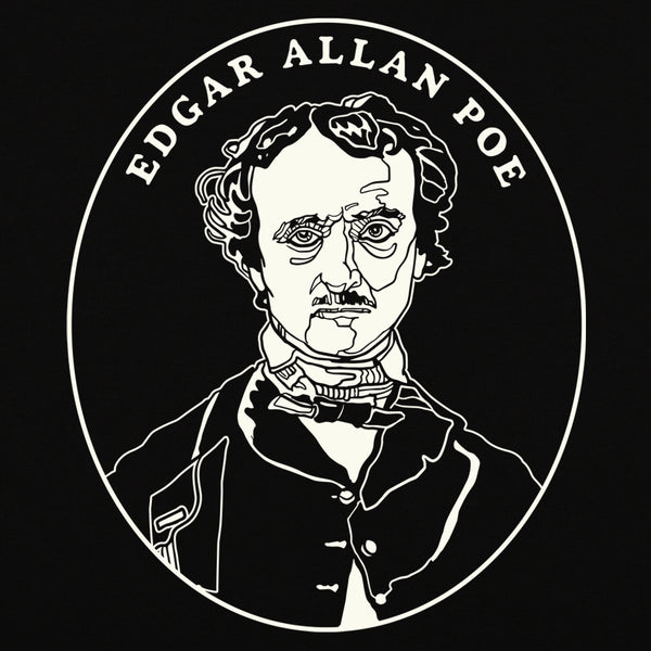 Edgar Allan Poe Black Unisex T-Shirt