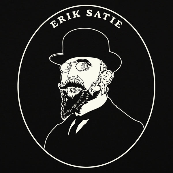 Erik Satie Black Unisex T-Shirt