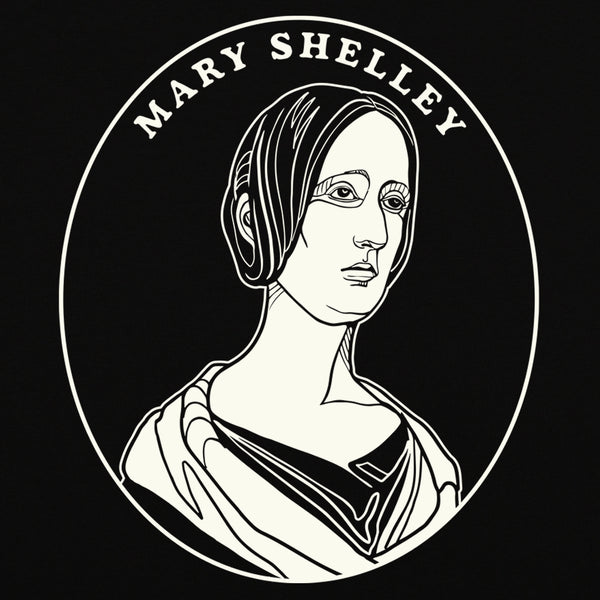 Mary Shelley Black Unisex T-Shirt