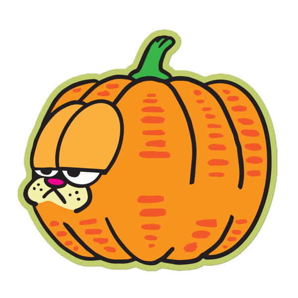 Mondays Pumpkin Sticker