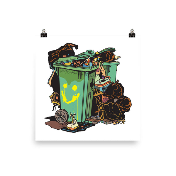 Happy Trash Poster