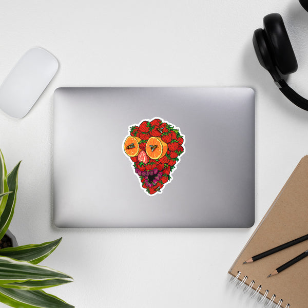 Fruit Skull Sticker