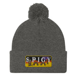 Spicy Sandworm Pom-Pom Beanie