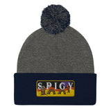 Spicy Sandworm Pom-Pom Beanie