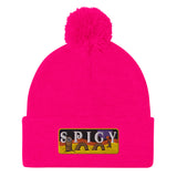 Spicy Sandworm Pom-Pom Beanie