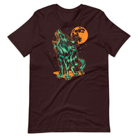 Shark Wolf Blood Moon Unisex T-Shirt